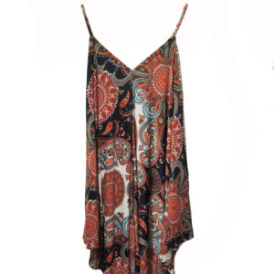 Orange Summer Butterfly Dress