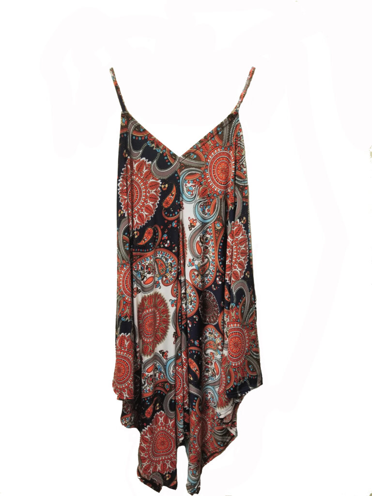 Orange Summer Butterfly Dress $25.00