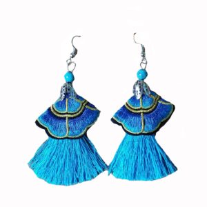 Blue Dress Earrings