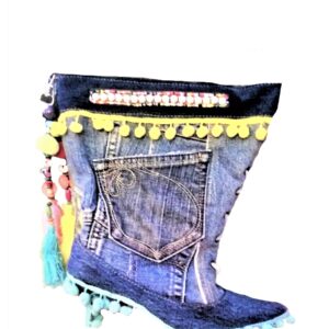 Embellished High Heel Bag