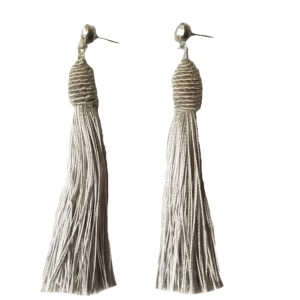 Silver Fringy Earrings